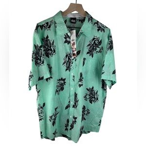 Star Wars Darth Vader Storm Trooper Hawaiian Print Mens Shirt Sz 2XL NEW